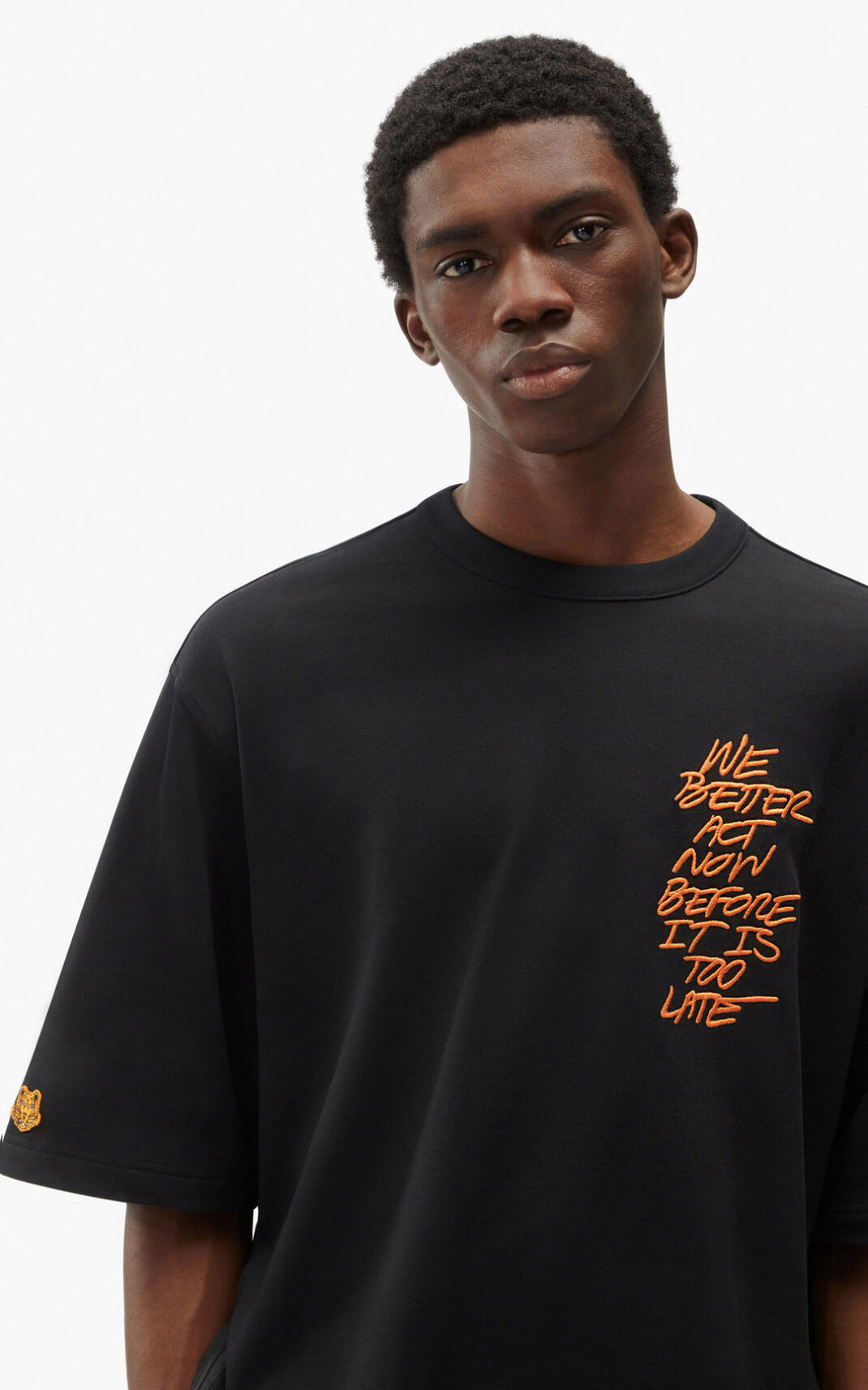 Camisetas Kenzo We better act now oversize Hombre Negras - SKU.4219116